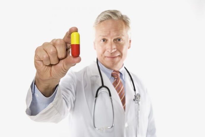 Dokter bitt Medikamenter fir Prostatitis